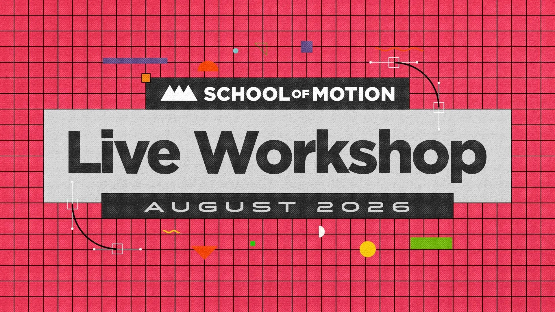 Live Workshop August 2026 event artwork